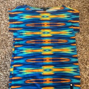 Lauren Ralph Lauren Women’s Bright Neon Stripe Top | Size XXS